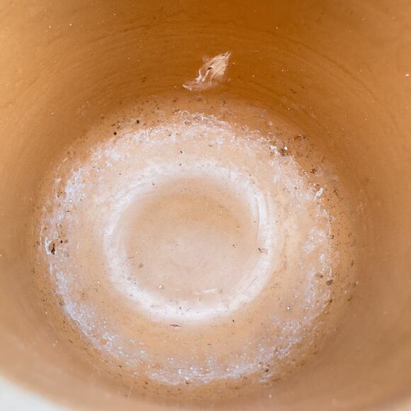 Florence Italy Vintage Mod White Footed Planter Flower Pot Contrasting Finish - Picture 13 of 13